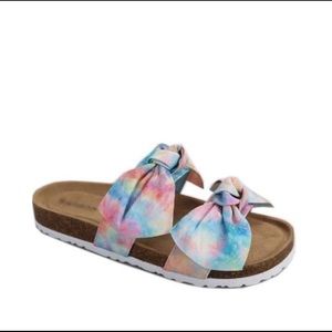 ⚡️ Black Friday sale ⚡️tie dye bow sandals